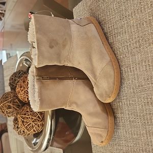 Toms Toddler winter suede boots Y2 Beige Kids Tan